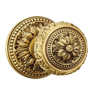 LIONE Door Knob with rose - 67mm - Gold