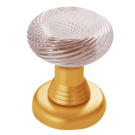 Arum Door Knob - 70mm - Polished Brass 