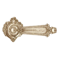 Verona Door Lever Handle on Rose - Anti