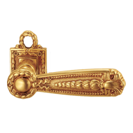 ORLEANS Door Lever Handle on rose - Old