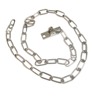 Door Chain - 140mm - Satin Ni