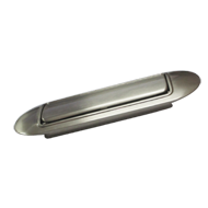 Cabinet Flush Handle - Stainless Steel