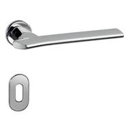 WING Door Lever Handle on rose - Polish