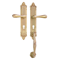 Residential Entrance Set - Gold Plated 