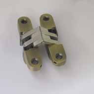 Concealed Hinge - 60X12mm - Antique Fin