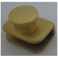 Glass Knob Without Hole - 6mm- Matt Gol
