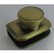 Glass Knob Without Hole - 6mm - Antique