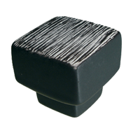 Scratched Square Furniture Knob -  Weng
