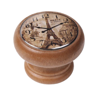 Clock Eiffel Tower Furniture Knob - Woo