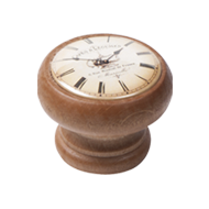 Honey Colour Wood Clock Knob