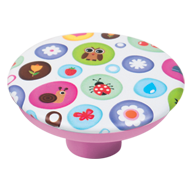 Colourful Kids Cabinet Knob