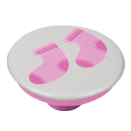 Baby Pink Socks Cabinet Knob