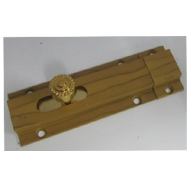 Baby Latch - Light Wood/Gold Finish - S