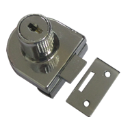 Single Glass Lock - 8mm - CP Finish