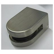 Glass U Bracket - SS Finish - 12mm