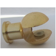 Round Ball Pivot - Gold Finish - 8mm