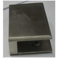 Square Glass Folding Bracket - 1.2x3x1
