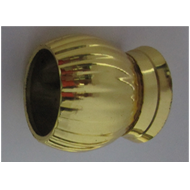Pipe End Bracket - Gold Finish