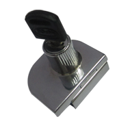 Glass Lock Double - 19mm - CP Finish
