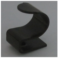 Glass Handle Without Hole - 8mm - Brown
