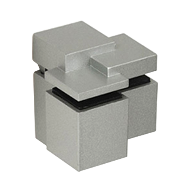 Blister Shelf Support - Matt Chrome Fin