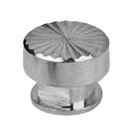 Mirror Holder Brass Cap - Polished Chro