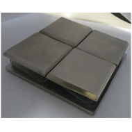 Glass To Glass 4 Way Connector - 10mm -