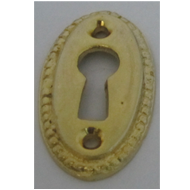 Oval Key Holes - Gold Finish