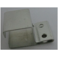 Wall to Channel Connector - Silver Fini