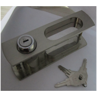 Sliding Handle with Lock - SS Finish