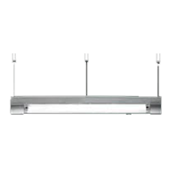 Orizzonte Fluorescent Lamp with 2 Senso