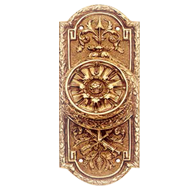 Door Knob - Polished Brass Finish