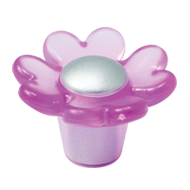 Beautiful Pink Flower Kids Cabinet Knob