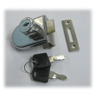 Single Glass Lock - 20mm - CP Finish