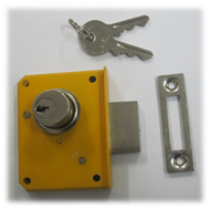 Wardrobe Lock - 18mm - SS Finish