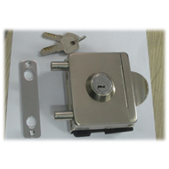 Glass Lock Without Hole - SS Finish