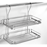 Hanging Double Shelves - 457X165X330mm