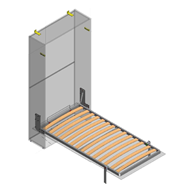 HIDEAWAY BED FITTING WITH ROLLY COLLAPS