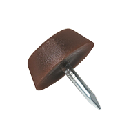 ABS (Plastic) Nail In Glide - 17mm - Br