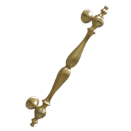Door Pull Handles - Raw Gold Finish.