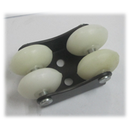 Fix Castor(Small) - 4 Wheel - Matt Brow