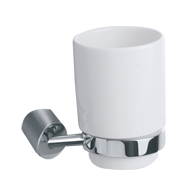Ceramic Tumbler Holder - CP Finish