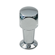 Cabinet Knob - 10mm - Bright Chrome Fin