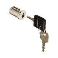 Cylinder Core - 1 Flap Key - Brass Nick