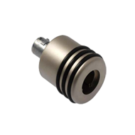 Lockable turn handle with ring for cyli