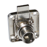 Rim Lock Housing - Nickel Plated Finish