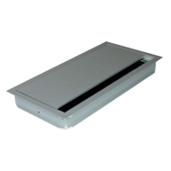 Cable outlet in aluminium with straight