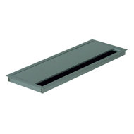 Cable outlet in aluminium with straight