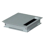 Cable outlet in aluminium with straight