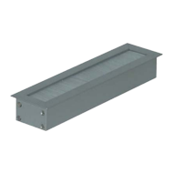 Cable outlet in aluminium - no cover -